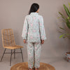 AQUA BLOOM LINEN PJS