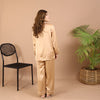 BEIGE SILK PJS