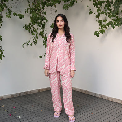 WILD BLUSH SUMMER LINEN PJS