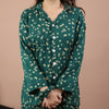 EMERALD BLOOM SUMMER LINEN PJS