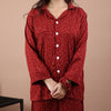 RED POLKA WINTER LINEN PJS