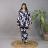 MIDNIGHT FLOWERS SUMMER LINEN PJS