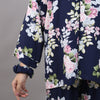 MIDNIGHT FLOWERS SUMMER LINEN PJS