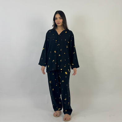 NOIR DAFFODIL LINEN PJS