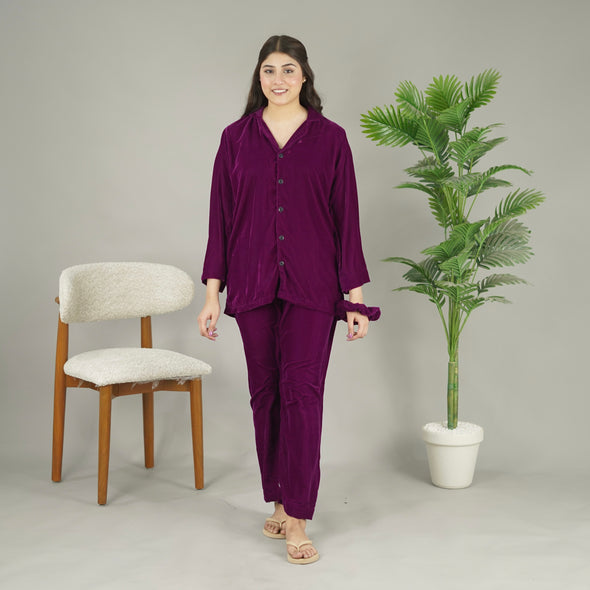 RASPBERRRY VELVET PJS