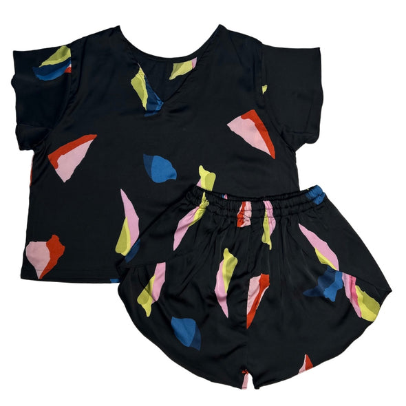 NOIR HAZE SILK CAMI SET