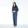 BLUE FLORAL SUMMER LINEN PJS