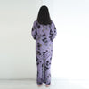 PURPLE PETALS SUMMER LINEN PJS