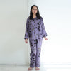 PURPLE PETALS SUMMER LINEN PJS