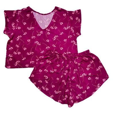 PLUM PETALS CAMI SET