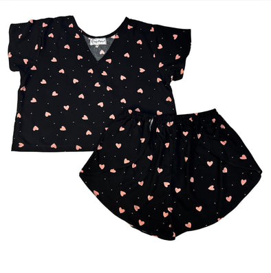 BLUSHING HEARTS CAMI SET