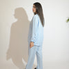 POWDER BLUE SOLID SUMMER LINEN