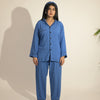 DENIM BLUE SOLID SUMMER LINEN