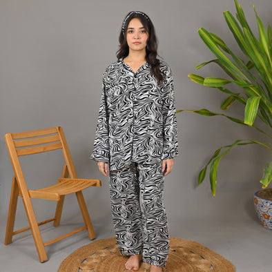 ZEBRA SUMMER LINEN PJS