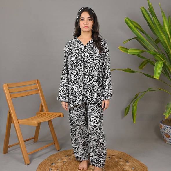 ZEBRA SUMMER LINEN PJS