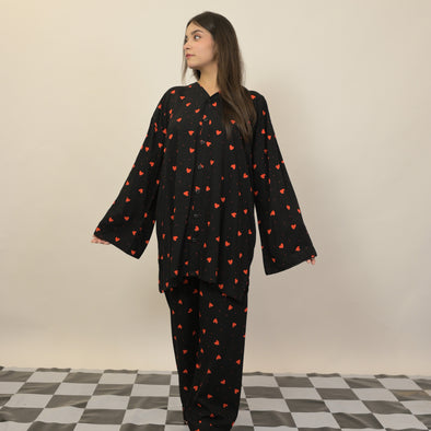 REDHEARTS MATERNITY/MODEST PJS