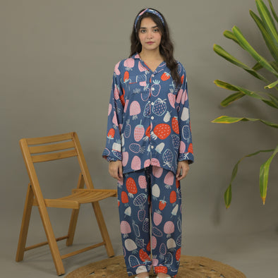 BERRIES SUMMER LINEN PJS