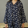 BLUE DAISIES SUMMER LINEN PJS