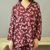 CRIMSON BLOOM SUMMER LINEN PJS