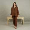 BROWN CHEETAH SUMMER LINEN PJS