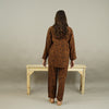 BROWN CHEETAH SUMMER LINEN PJS