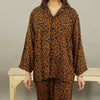 BROWN CHEETAH SUMMER LINEN PJS