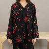 NOIR CHERRY SUMMER LINEN PJS