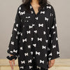 NOIR BOW SUMMER LINEN PJS