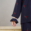 MIDNIGHT FLEUR SUMMER LINEN PJS