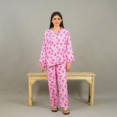 PALM BREEZE SUMMER LINEN PJS