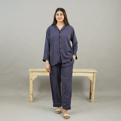 STEAL SOLID SUMMER LINEN PJS