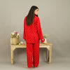 RED HEARTS SUMMER LINEN PJS