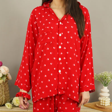 RED HEARTS KIDS PJS