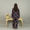 NAVY DOODLE SUMMER LINEN PJS