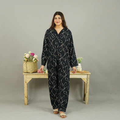 DOODLES SUMMER LINEN PJS
