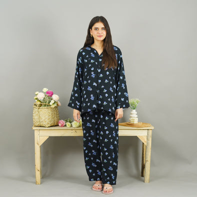 VIOLET WHISPER SUMMER LINEN PJS