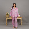 FLORAL STRIPES SUMMER LINEN PJS