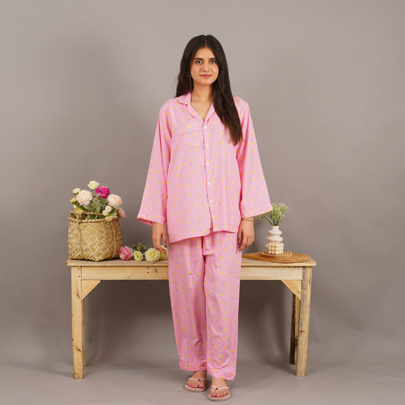 DANDELIONS SUMMER LINEN PJS