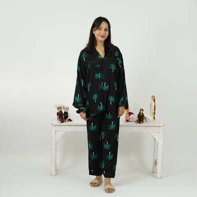 TROPICAL SUMMER LINEN PJS