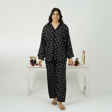 BOW CHIC SUMMER LINEN PJS