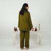 OLIVE BLOSSOM LINEN PJS