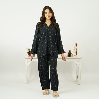 PALM NOIR SUMMER LINEN PJS