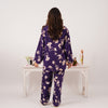 PURPLE PETALS SUMMER LINEN PJS