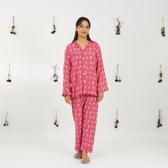 BOWTIQUE LINEN PJS
