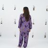 PURPLE FLORA SUMMER LINEN PJS