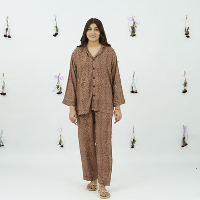 COCOA CHEETAH SUMMER LINEN PJS