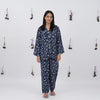MIDNIGHT BLOOM LINEN PJS