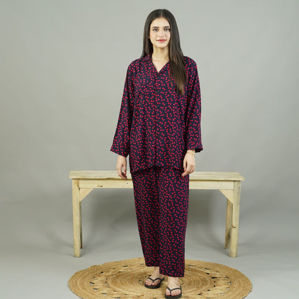 SCARLET BOW SUMMER LINEN PJS