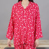 CRIMSON HEARTS SUMMER LINEN PJS