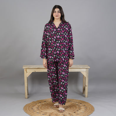 BOW NOIR SUMMER LINEN PJS